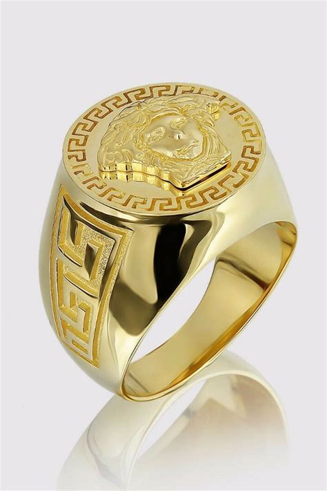 versace ring mens replica|men versace rings 14k gold.